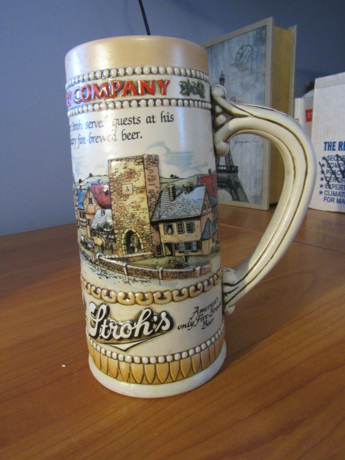 Stroh's Brewery Company Beer Stein Heritage Series Ii