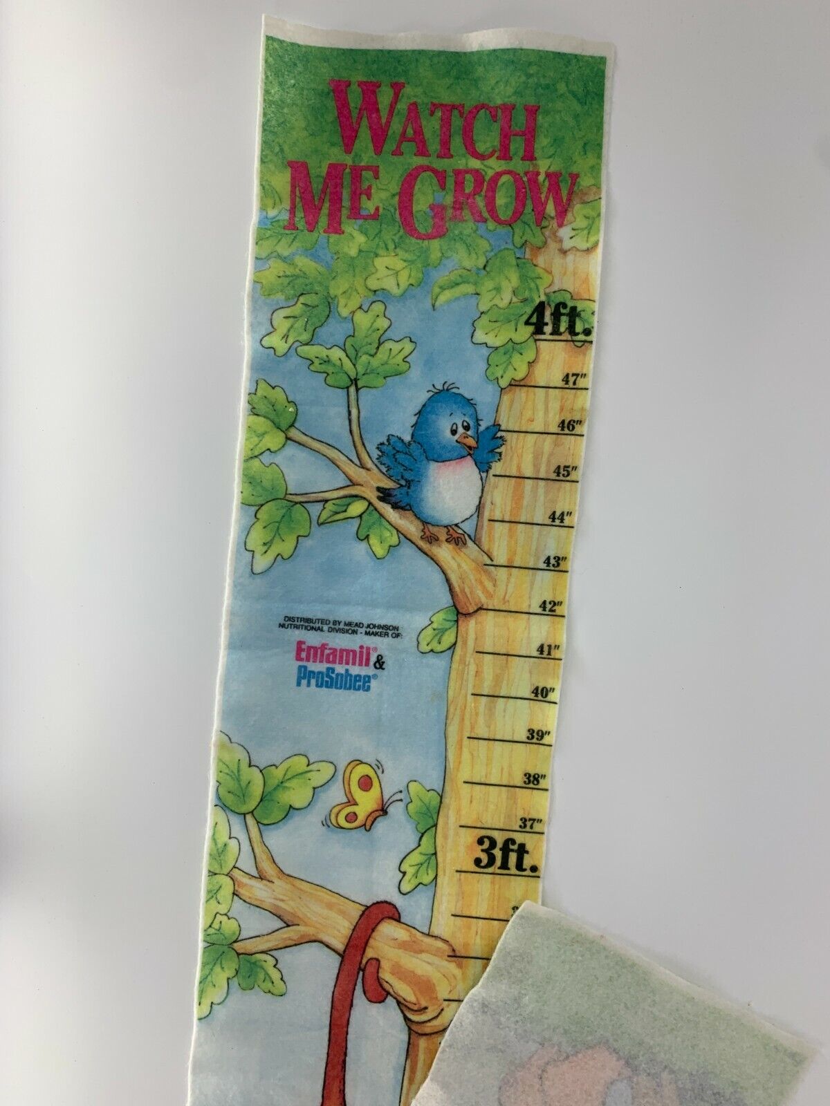 Watch Me Grow - Vintage Felt Wall Growth Chart For Kids
