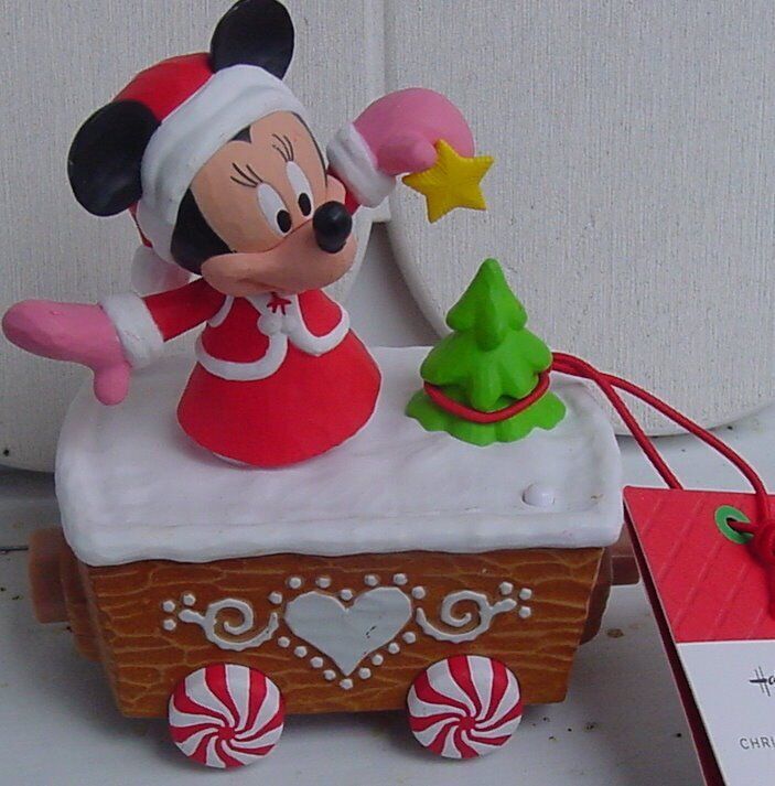 Hallmark Disney Christmas Express Minnie Mouse Music And Motion Nwt 2016