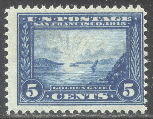 U.s. #399 Mint Nh - 1913 5c Pac-pacific ($160)