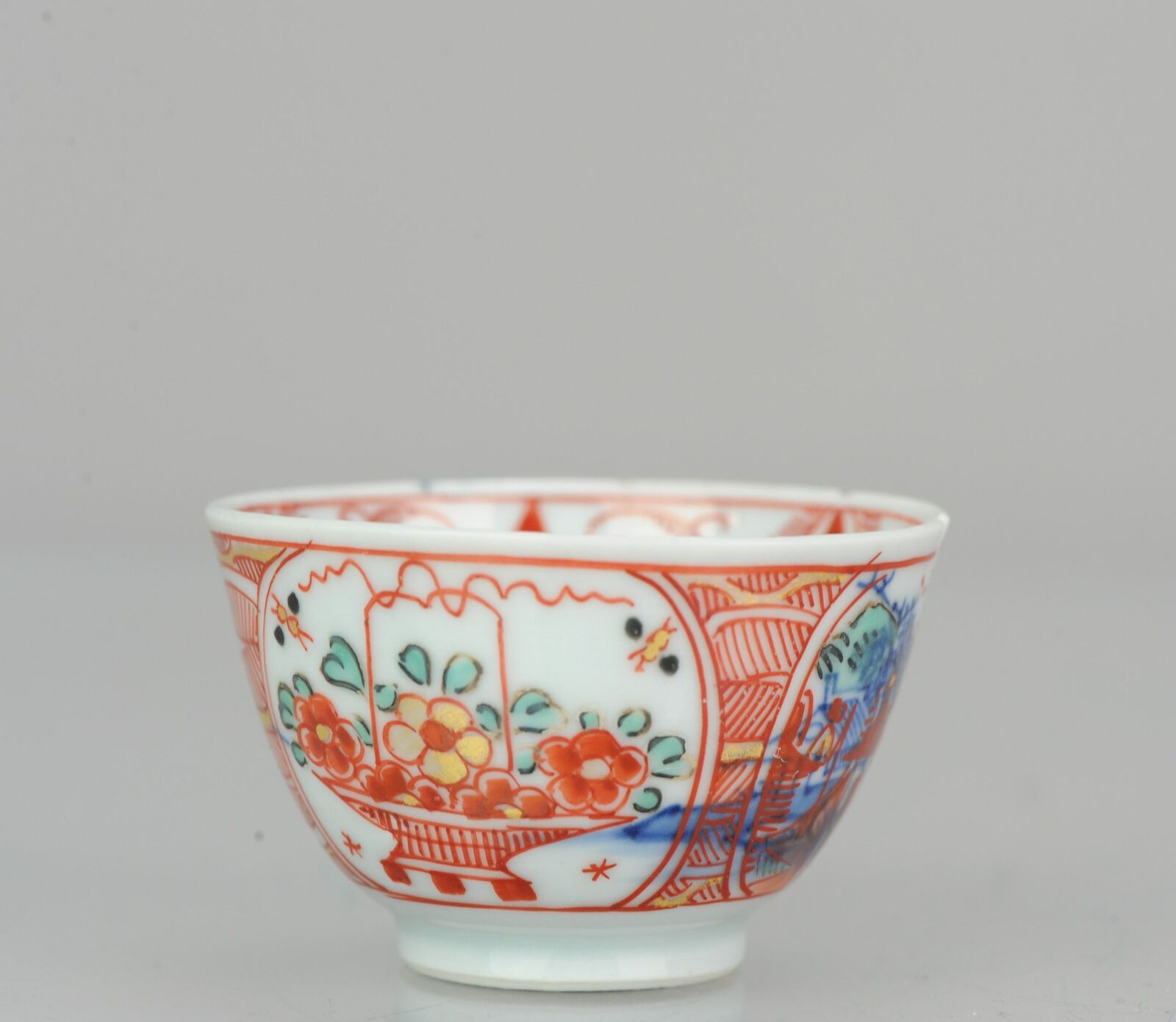 Antique Qianlong 18th Amsterdam Bont Porcelain Tea Bowl Chinese
