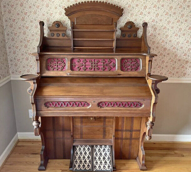 Antique Vintage Piano Organ 1883