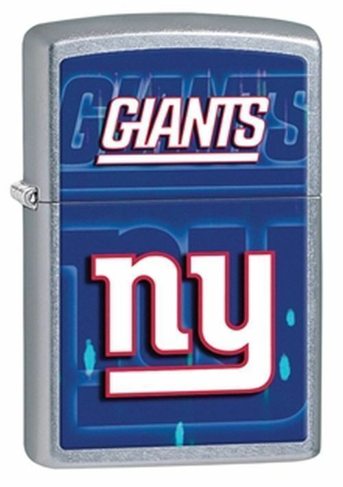 Zippo Street Chrome Lighter With New York Giants Logo,  28598, New In Box