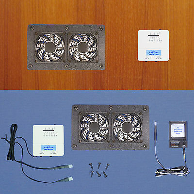 Equipment Cabinet/desk Av Multi-speed Cooling Fans & Adjustable Thermostat