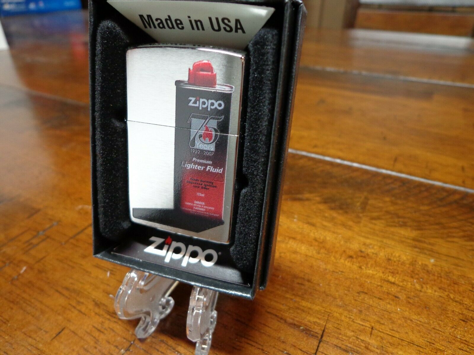 Zippo 75th Anniversary Fuel Can Design Zippo Lighter Mint In Box