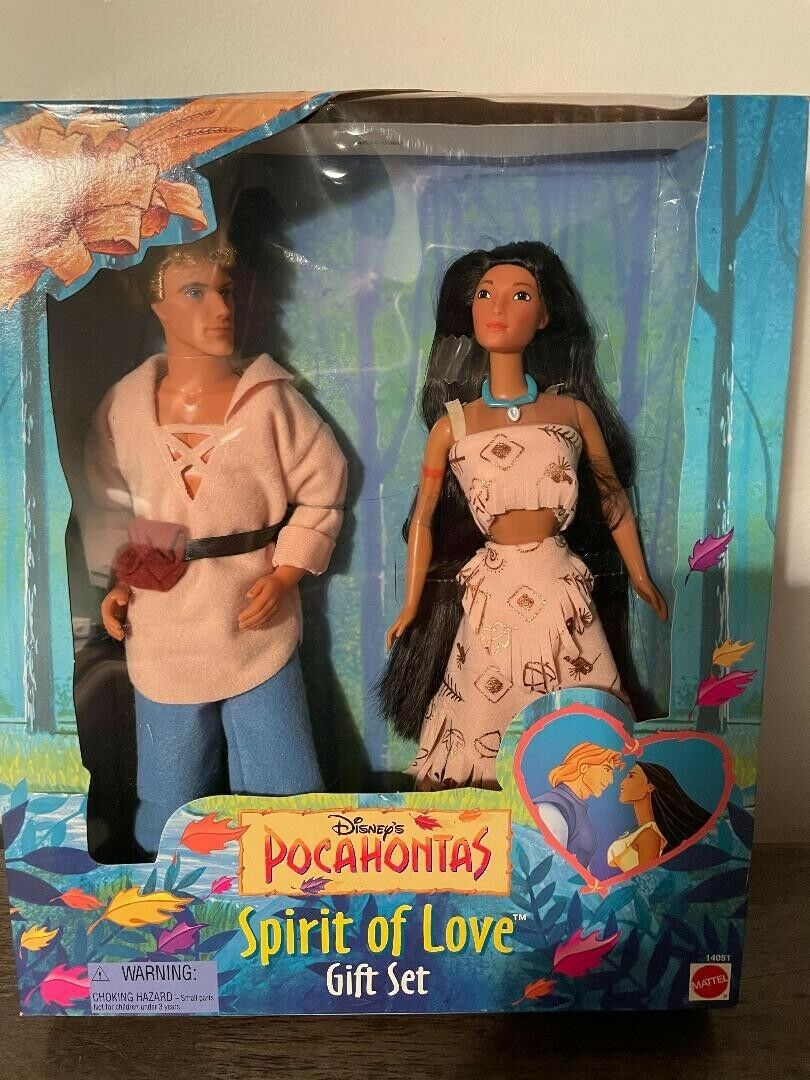 Vintage Disney's Pocahontas Spirit Of Love Set Mattel 1995