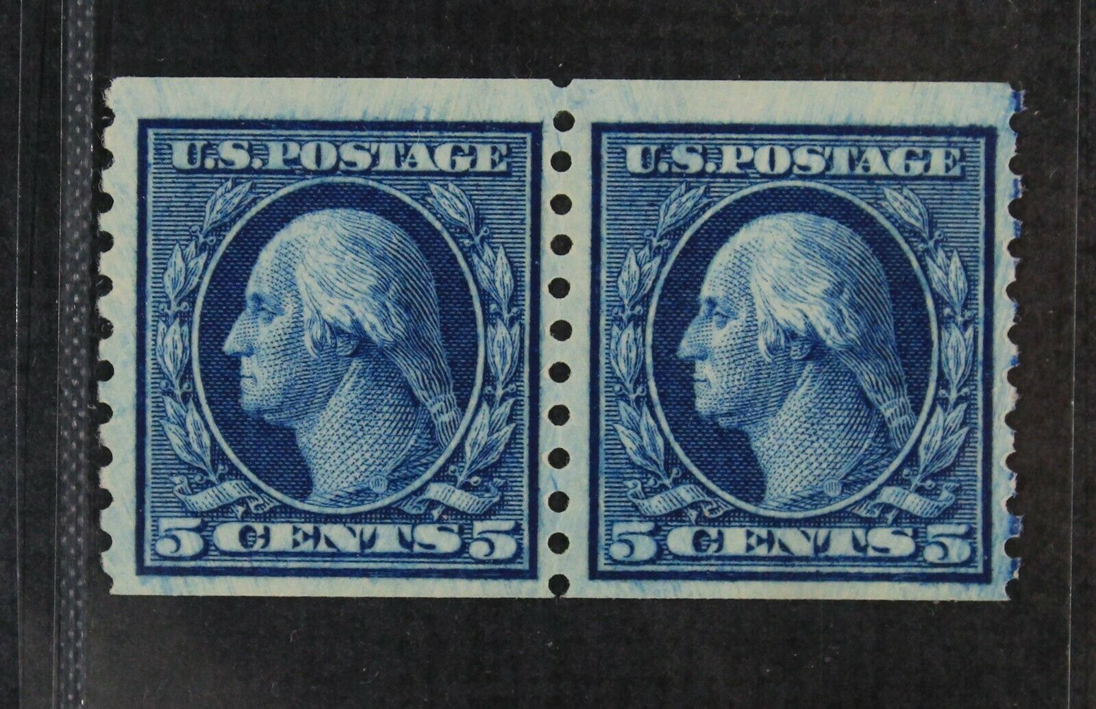 Cckstamps: Us Stamps Collection Scott#458 5c Washington Mint Lh Og 25mm