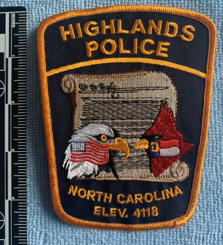 Highlands Nc Police Patch