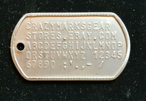 Crab/ Lobster/ Animal Trap/ Id Identification Tag Custom Stainless Steel Usa