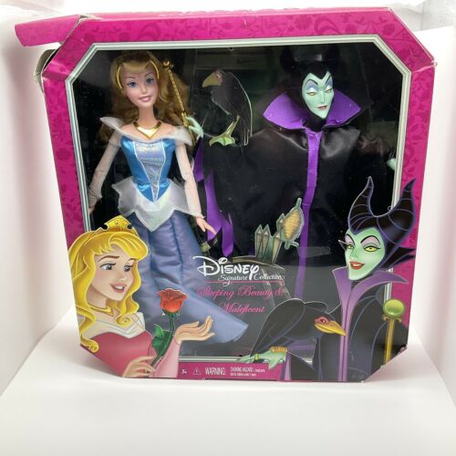 Disney Signature Collection Sleeping Beauty Maleficent Doll Villains Mattel Htf